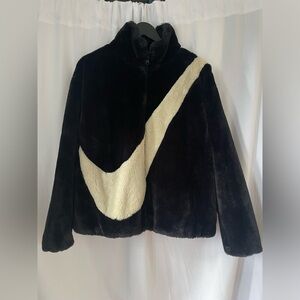 Nike Black and Cream Jacket